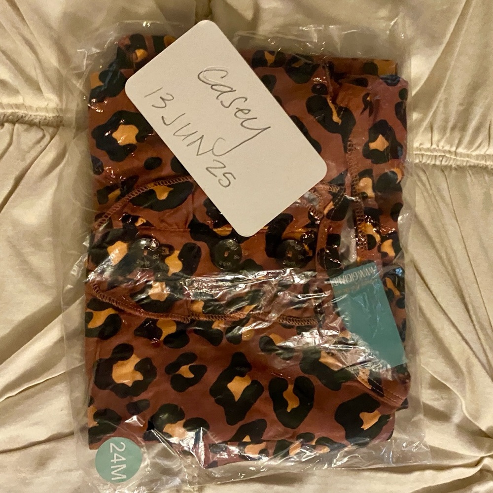 Gigi and Max Leopard Print Baby Outfit